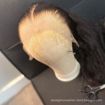 Yeswigs Straight Full Hd Lace Front Human Hair Wig Brazilian Cuticle Aligned Virgin Human Hair Lace Frontal Wig For Black Women